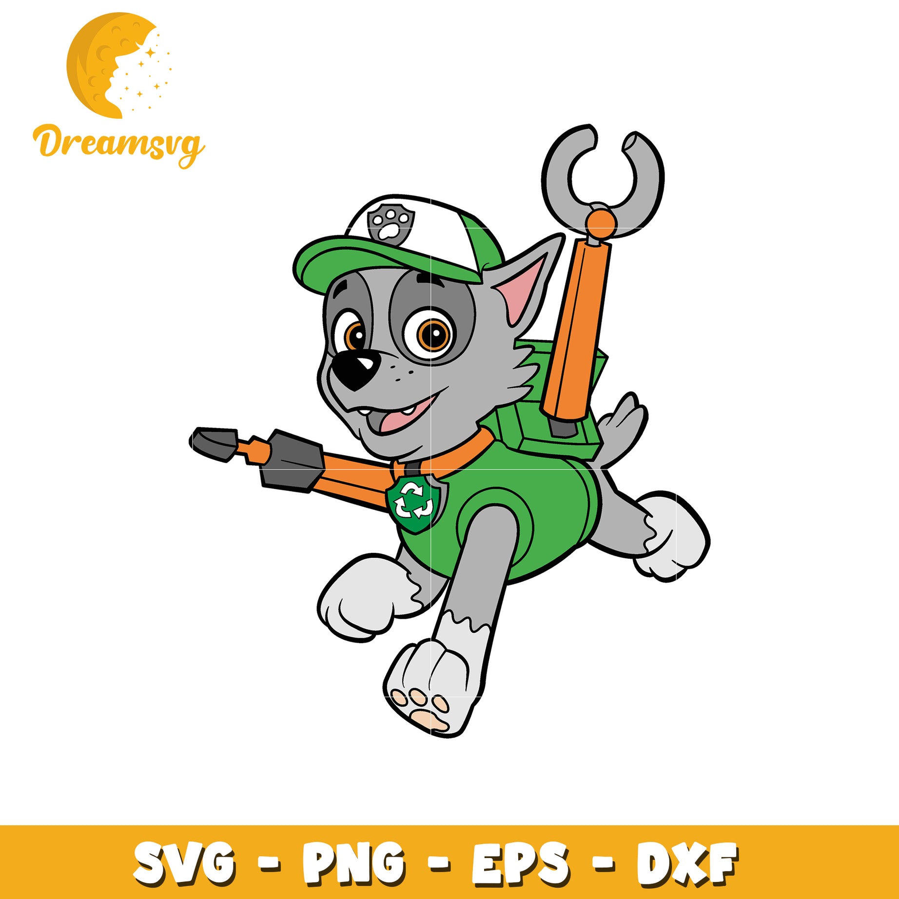 Cute Cartoon Dog Character SVG for Kids Crafts and Design