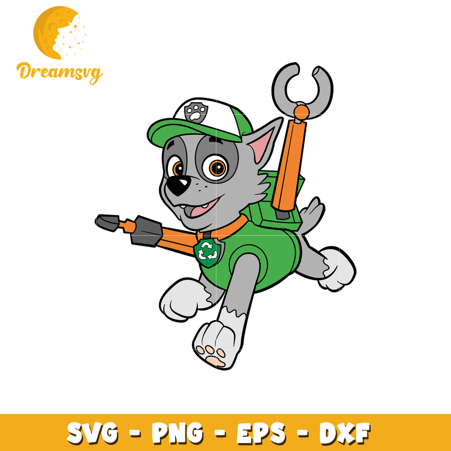 Cute Cartoon Dog Character SVG for Kids Crafts and Design