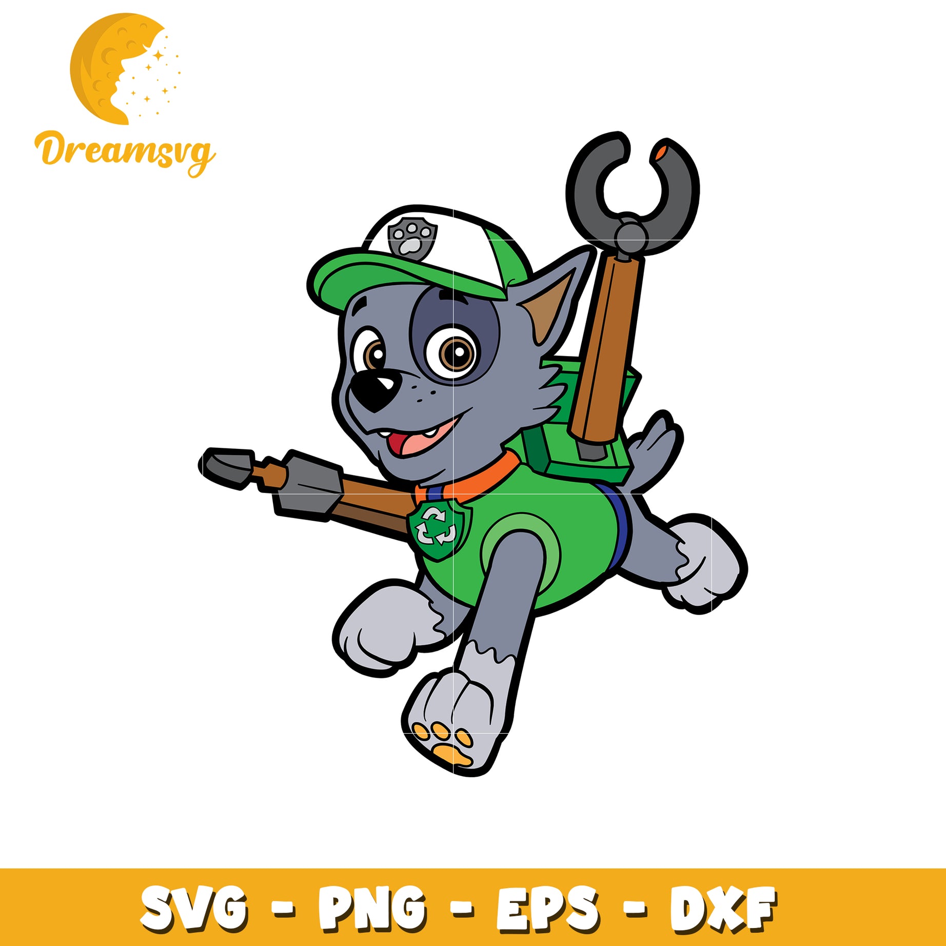 Cute Cartoon Dog SVG Clipart for Crafts and Design