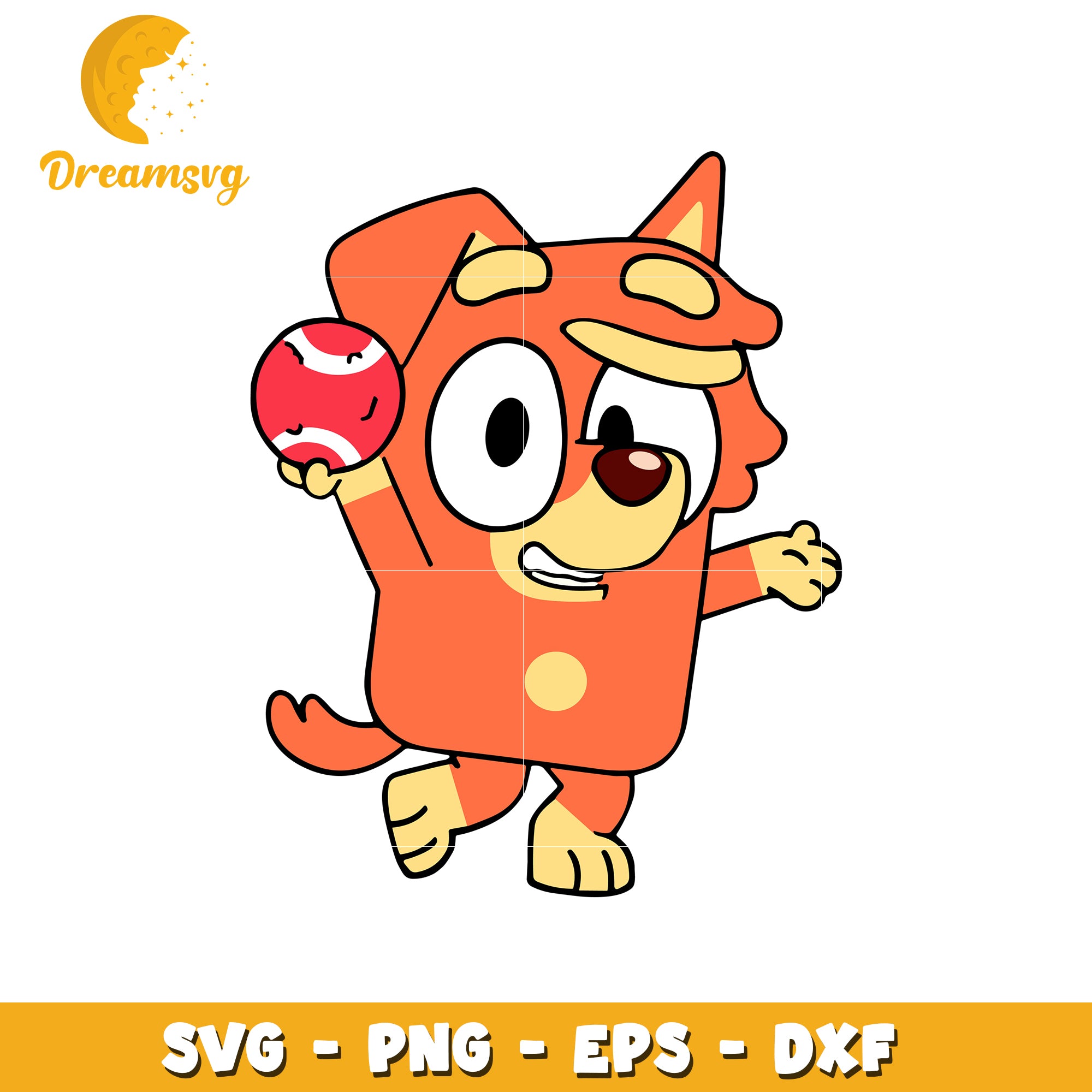 Cute Cartoon Dog SVG, PNG, EPS, DXF