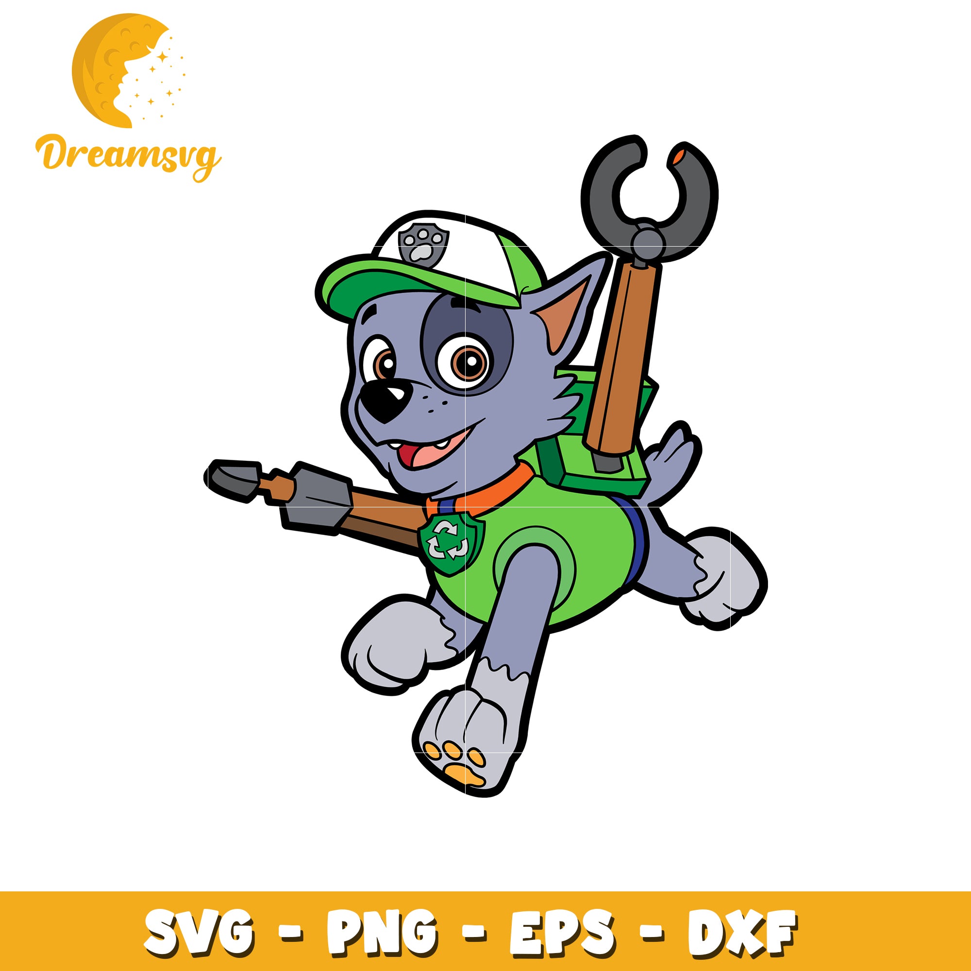 Cute Cartoon Dog SVG for Kids Crafts and Designs