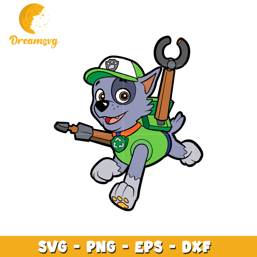 Cute Cartoon Dog SVG for Kids Crafts and Designs