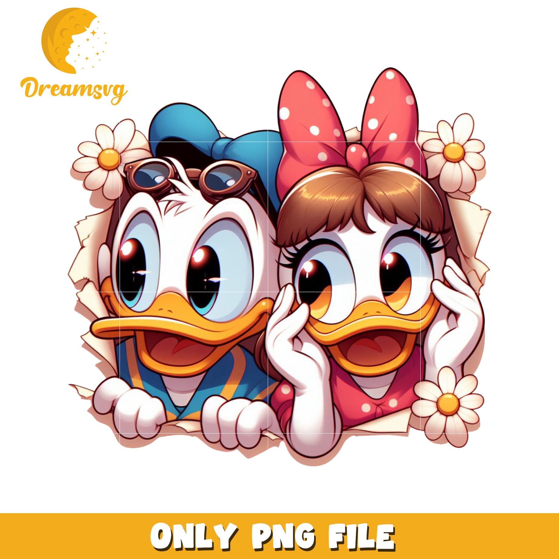 Cute Cartoon Ducks PNG File for Fun Art Projects