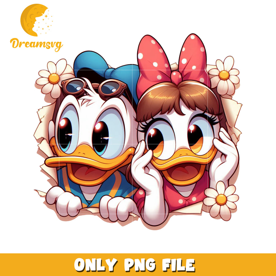 Cute Cartoon Ducks PNG File for Fun Art Projects