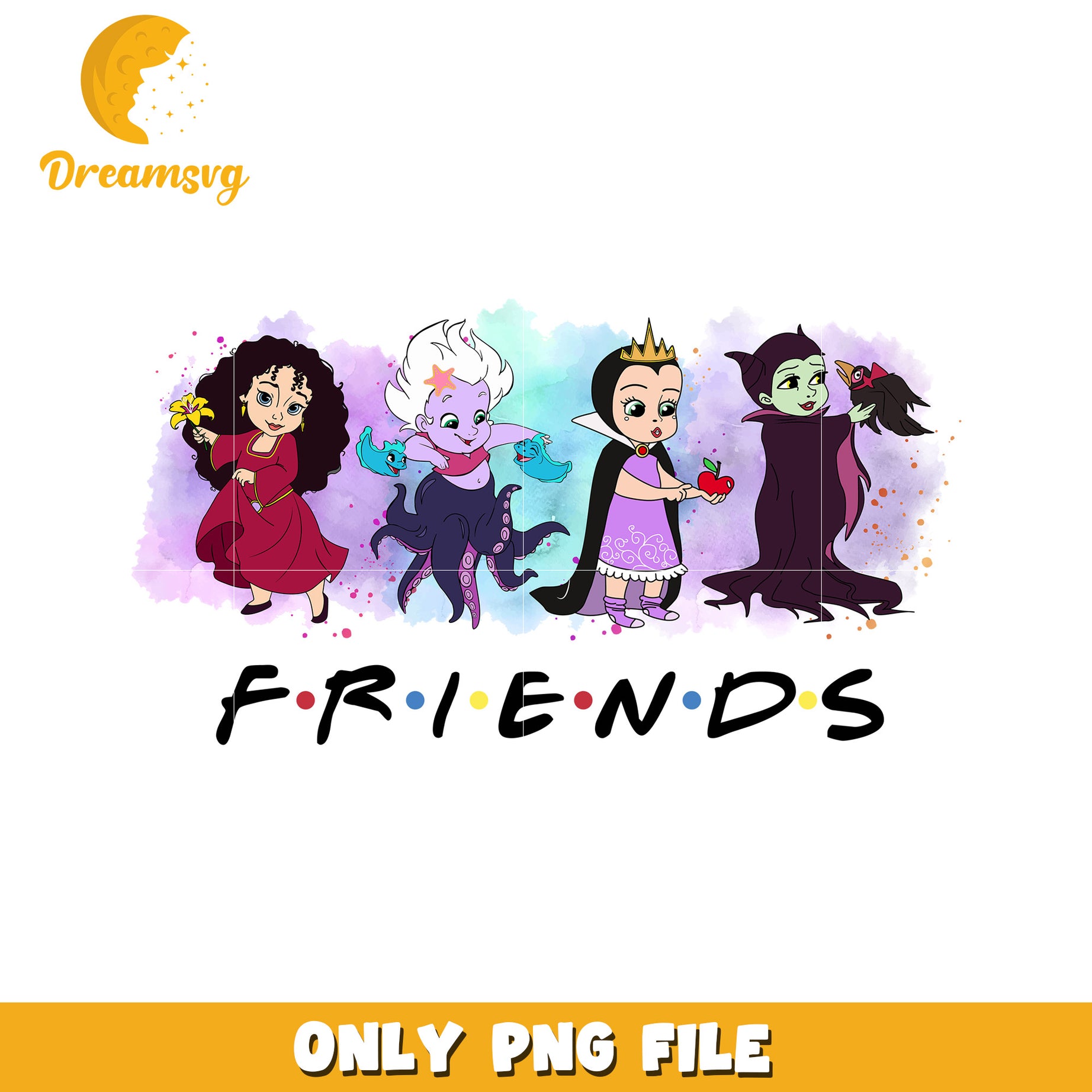 Cute Cartoon Friends PNG Design for Your Projects