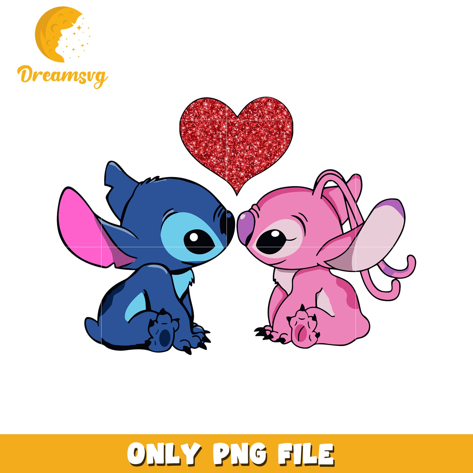 Cute Cartoon Love Birds PNG File for Projects and Crafts