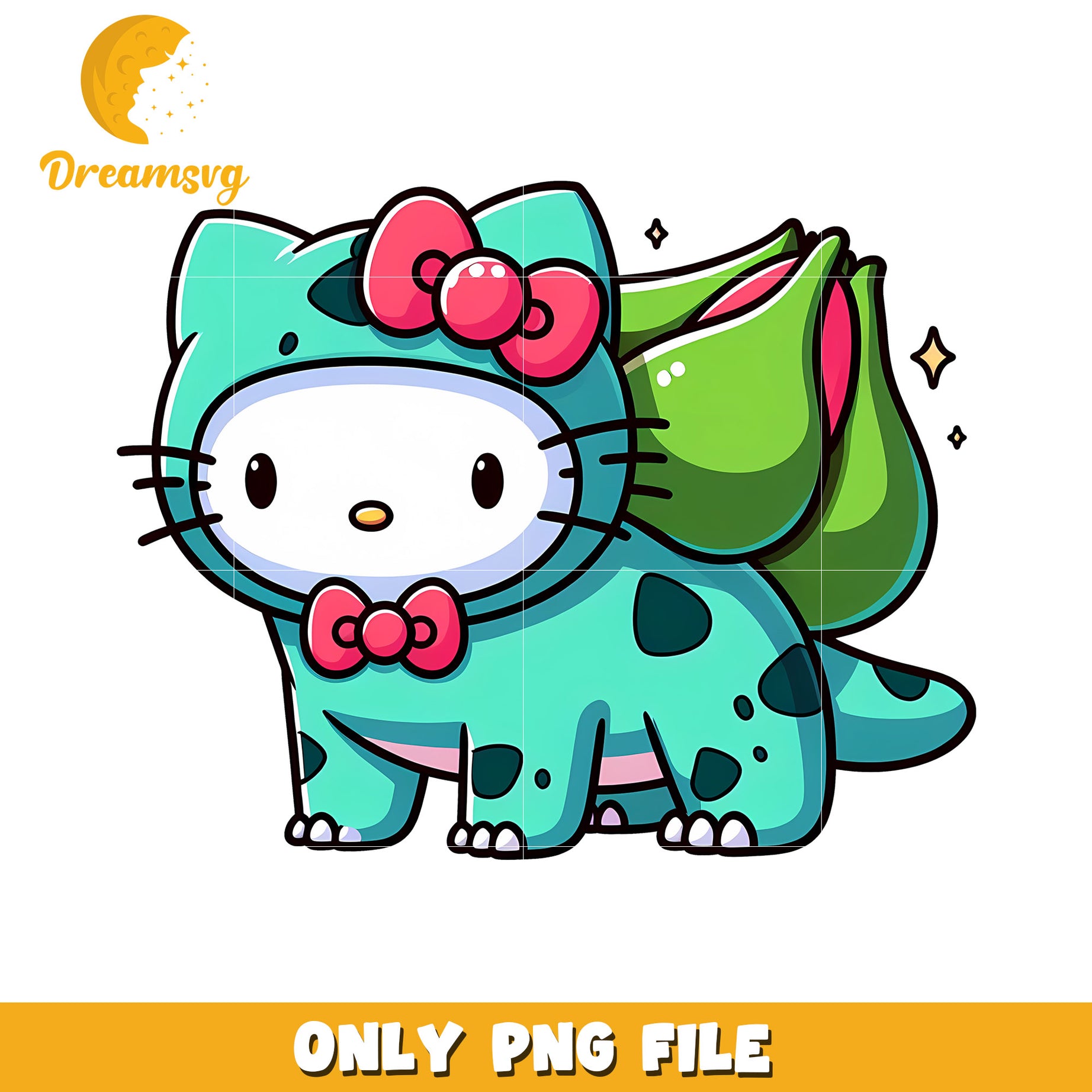 Cute Cat Character PNG File for Fun Digital Designs