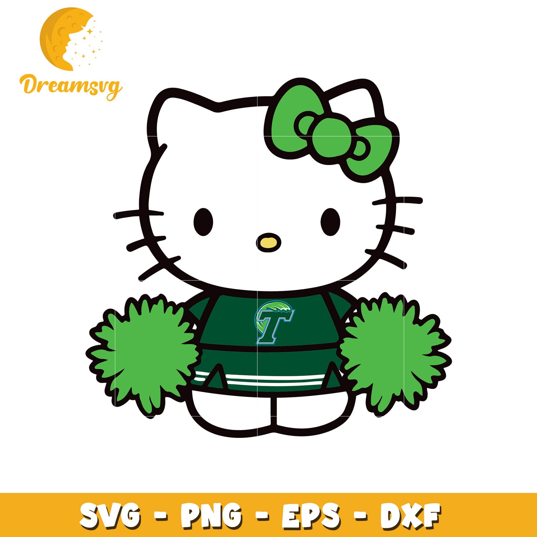 Cute Cheerleader SVG Design for Fans and Crafts