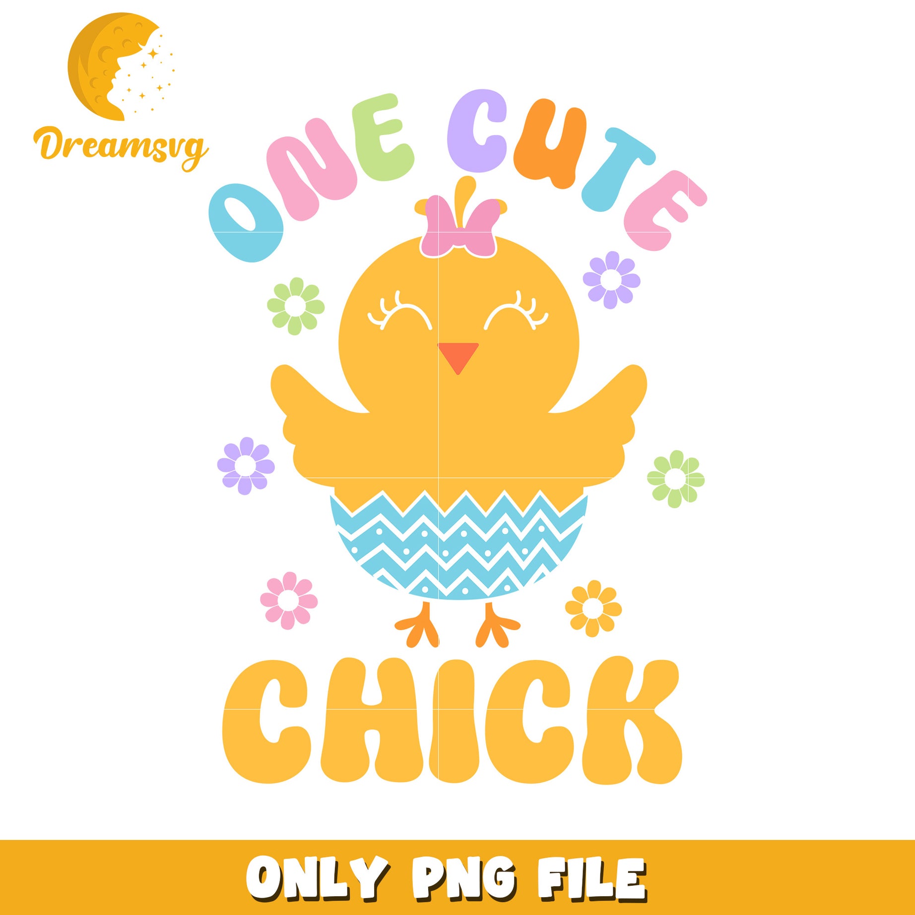 Cute Chick Design for Spring and Easter Celebrations PNG