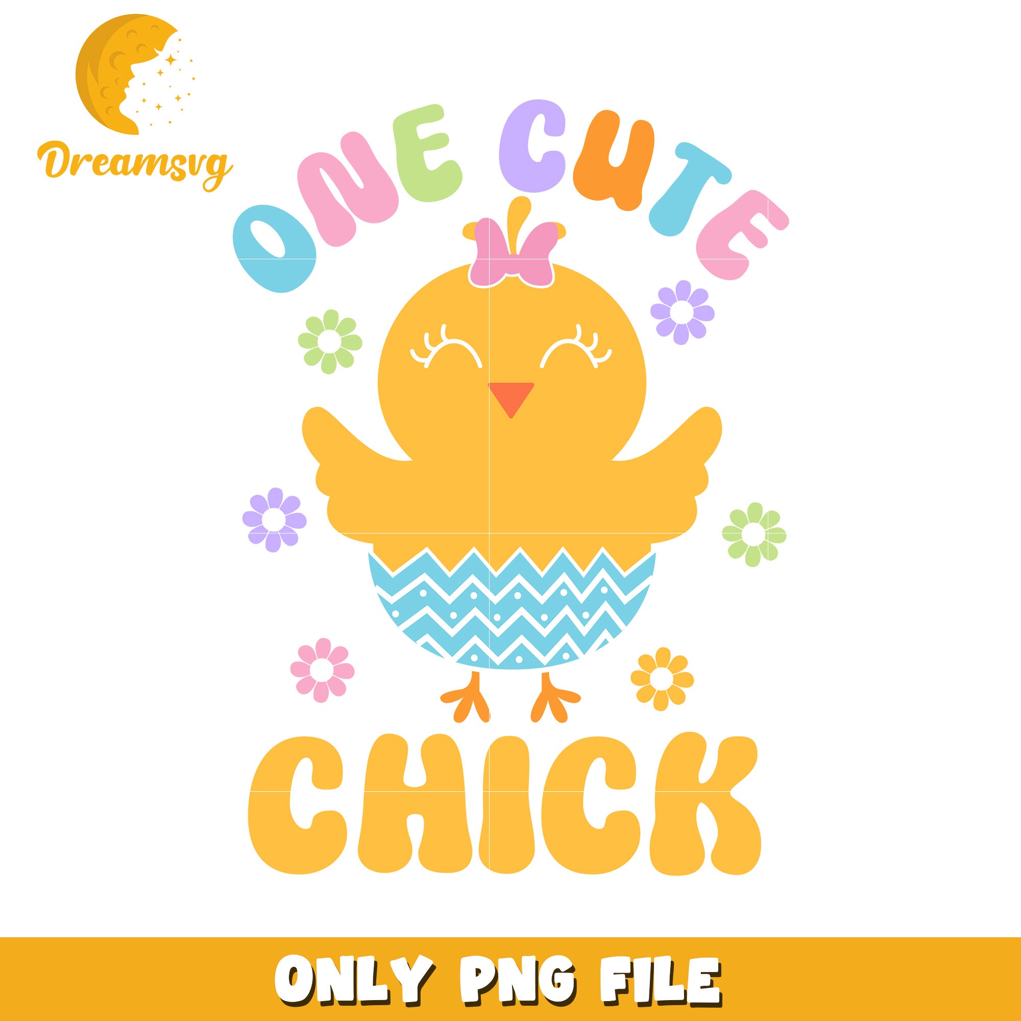 Cute Chick Design for Spring and Easter Celebrations PNG