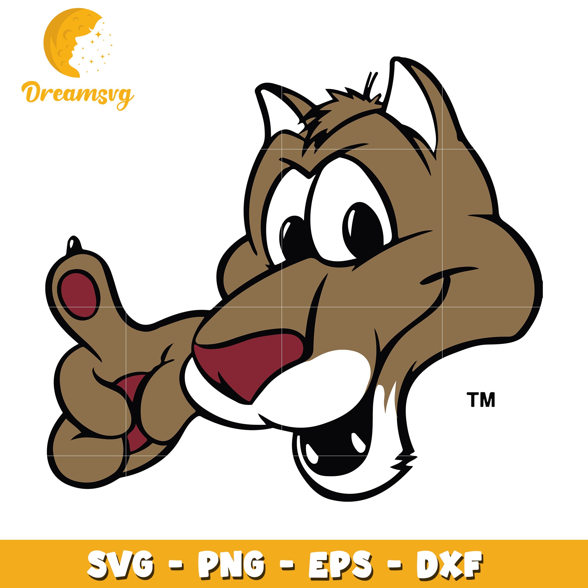 Cute Cougar Mascot SVG PNG EPS DXF