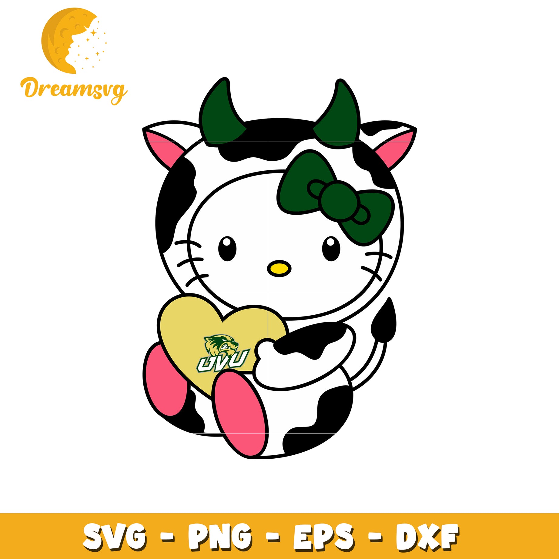 Cute Cow Character SVG Design for Craft Lovers