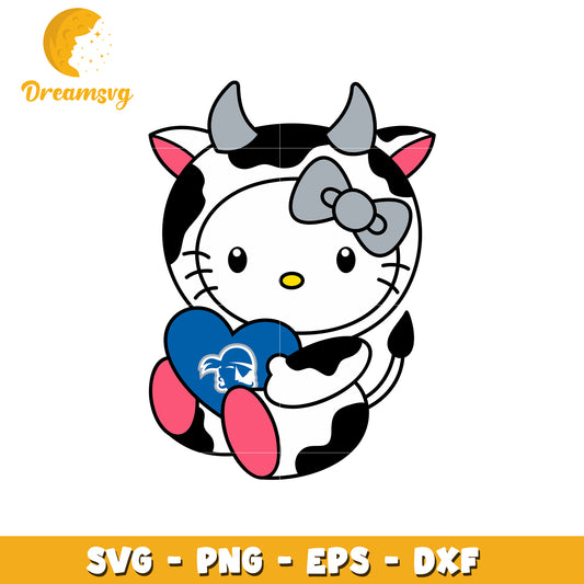 Cute Cow Character SVG Design for Crafting Lovers