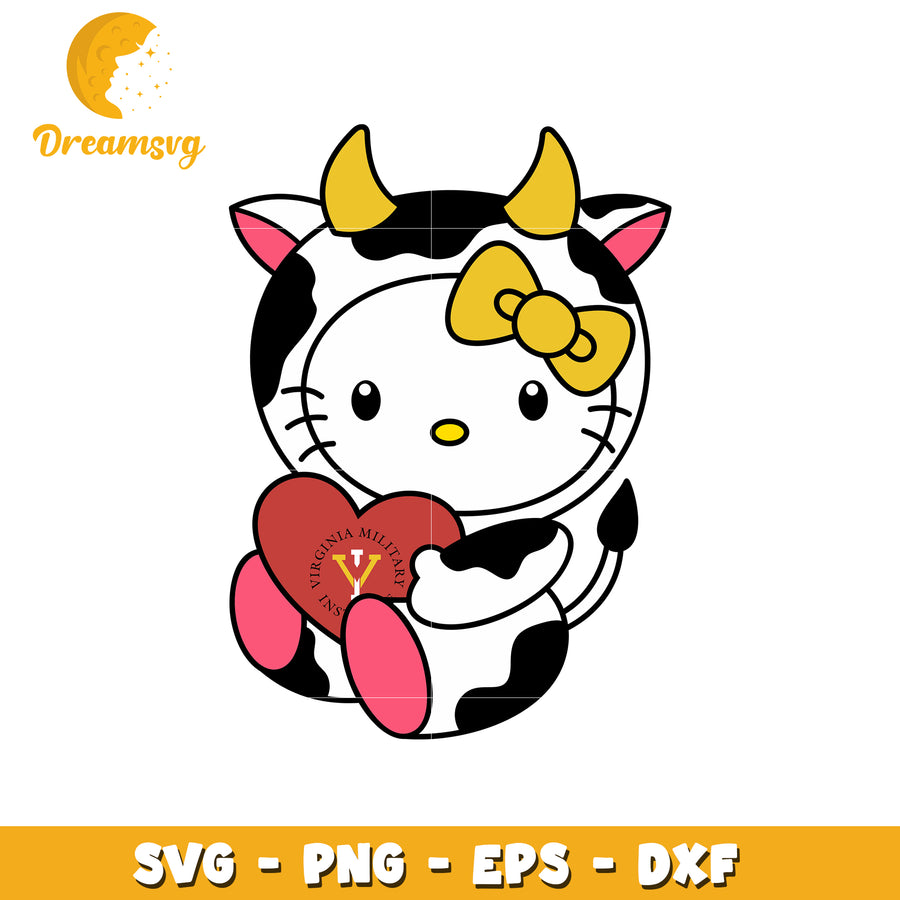 Cute Cow Character SVG Design for Crafts 2023