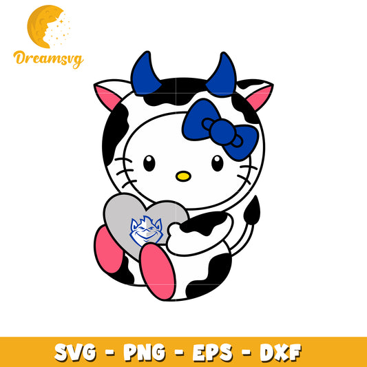 Cute Cow Character SVG Design for Crafts and Decor