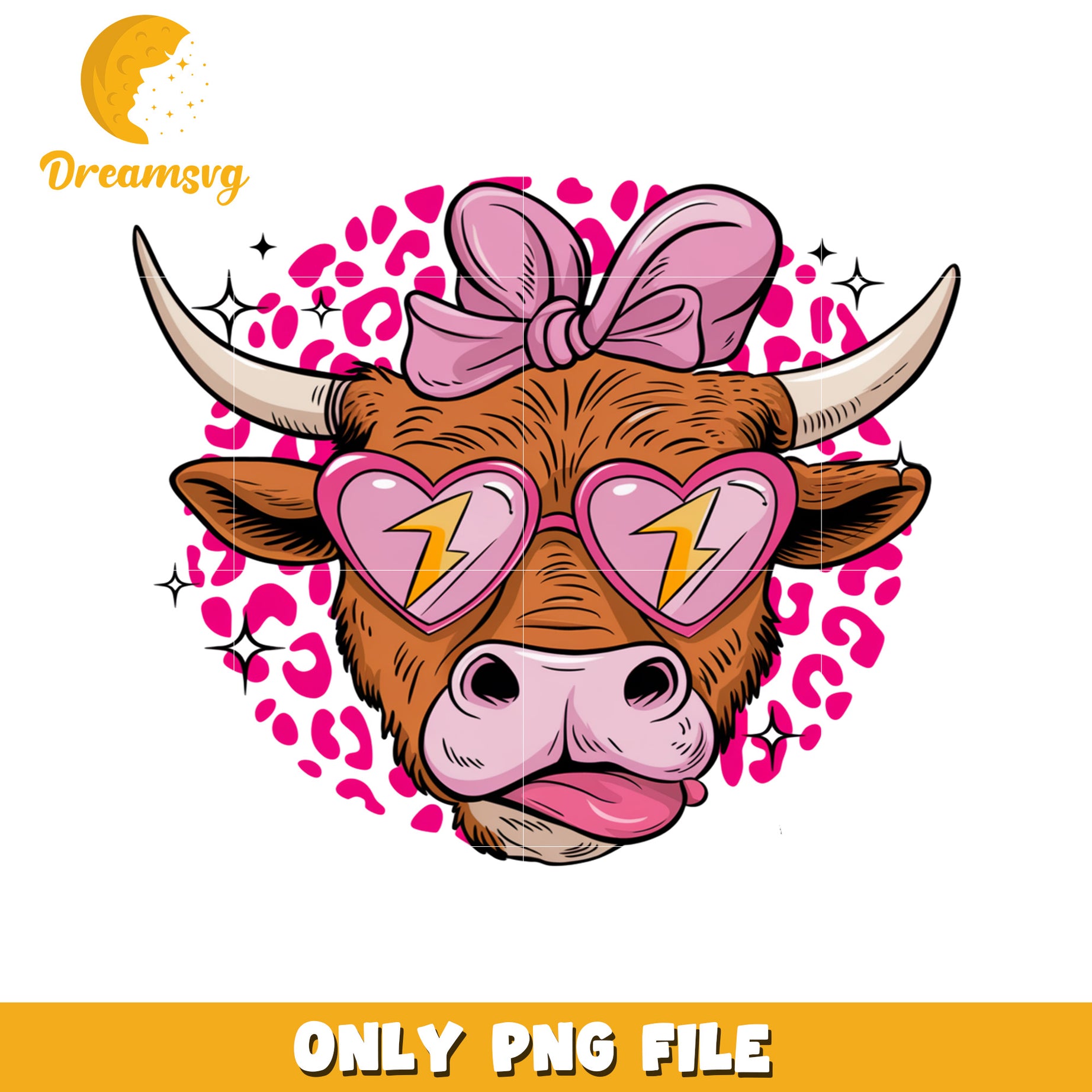 Cute Cow Girl PNG Download