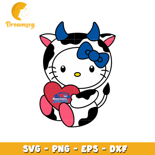 Cute Cow Hello Kitty Design for SVG Download