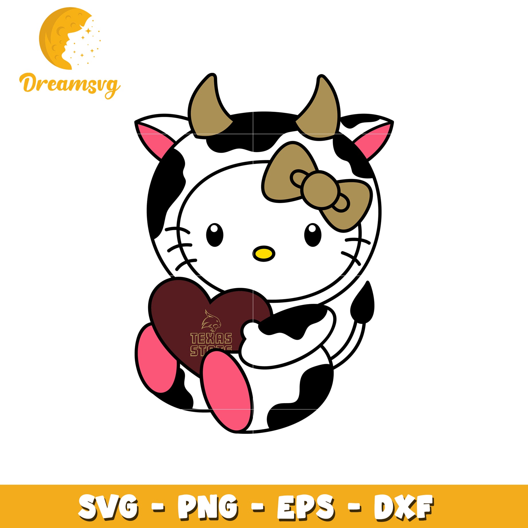 Cute Cow Themed SVG Design for Crafting Fun