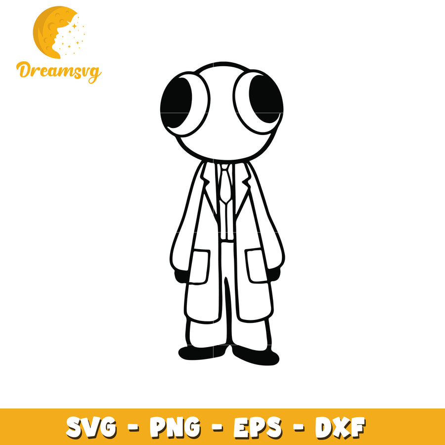 Cute Doctor SVG Cut File PNG EPS DXF