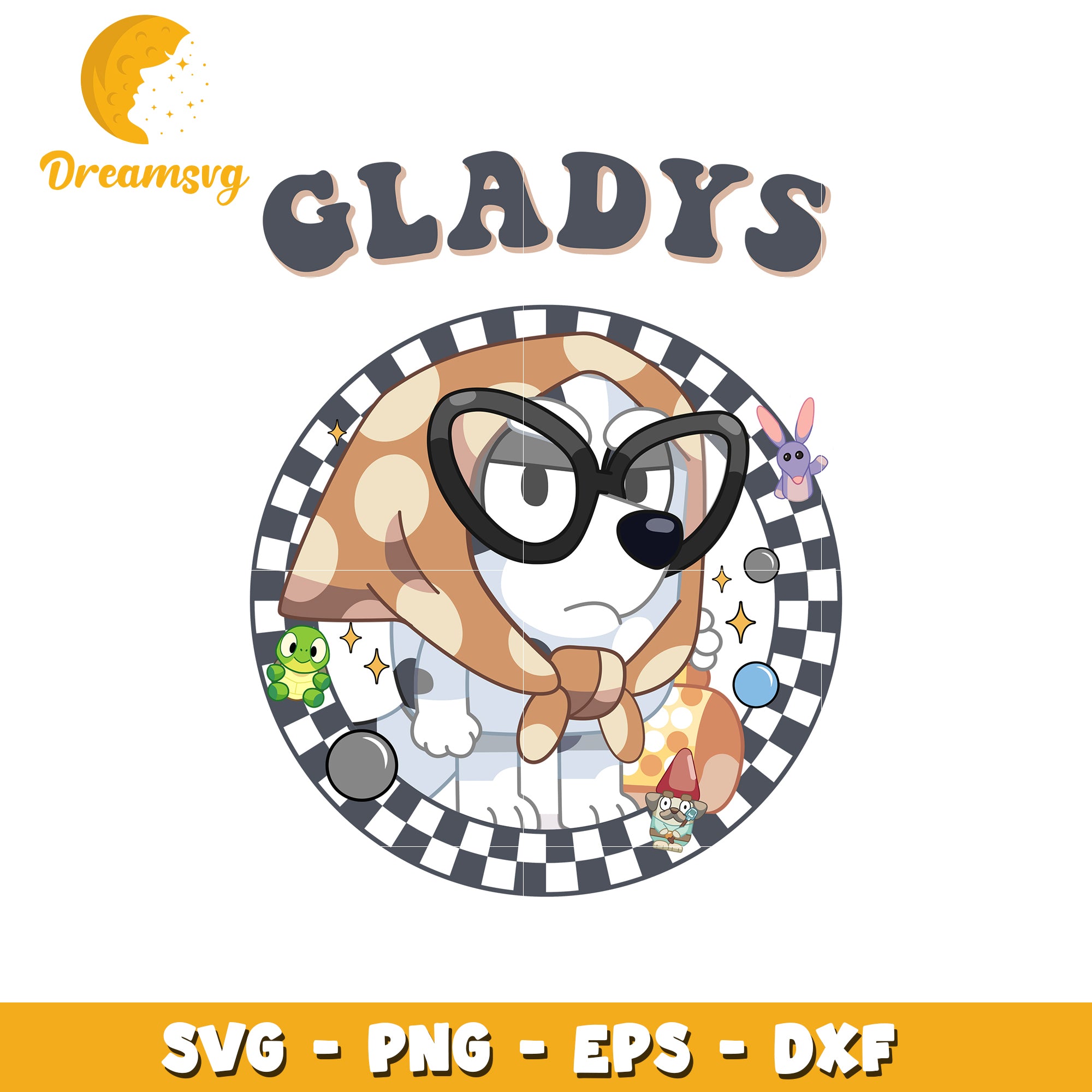 Cute Dog Character Design SVG File for Creative Projects Online