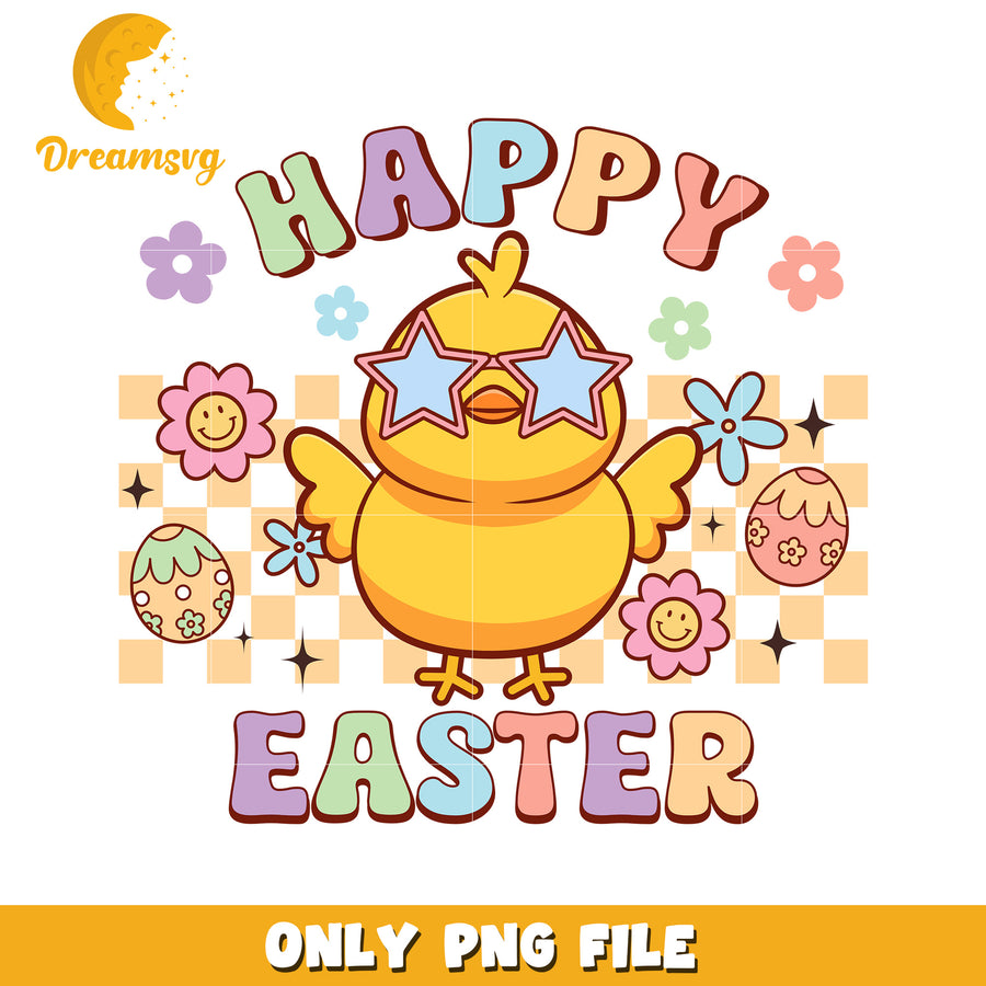 Cute Easter Chick Happy Easter PNG File for Kids Fun