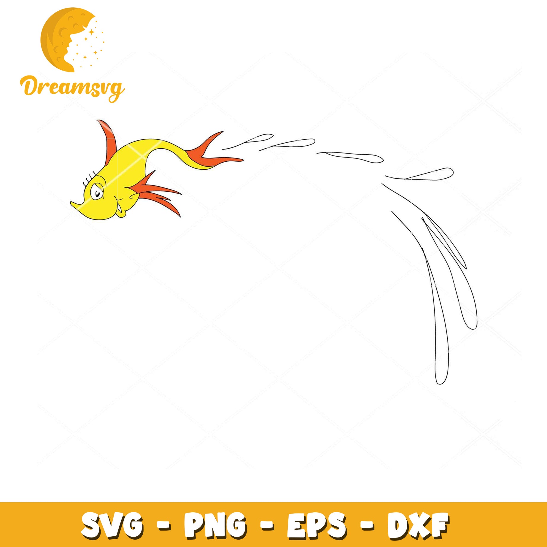 Cute Fish SVG Cut File