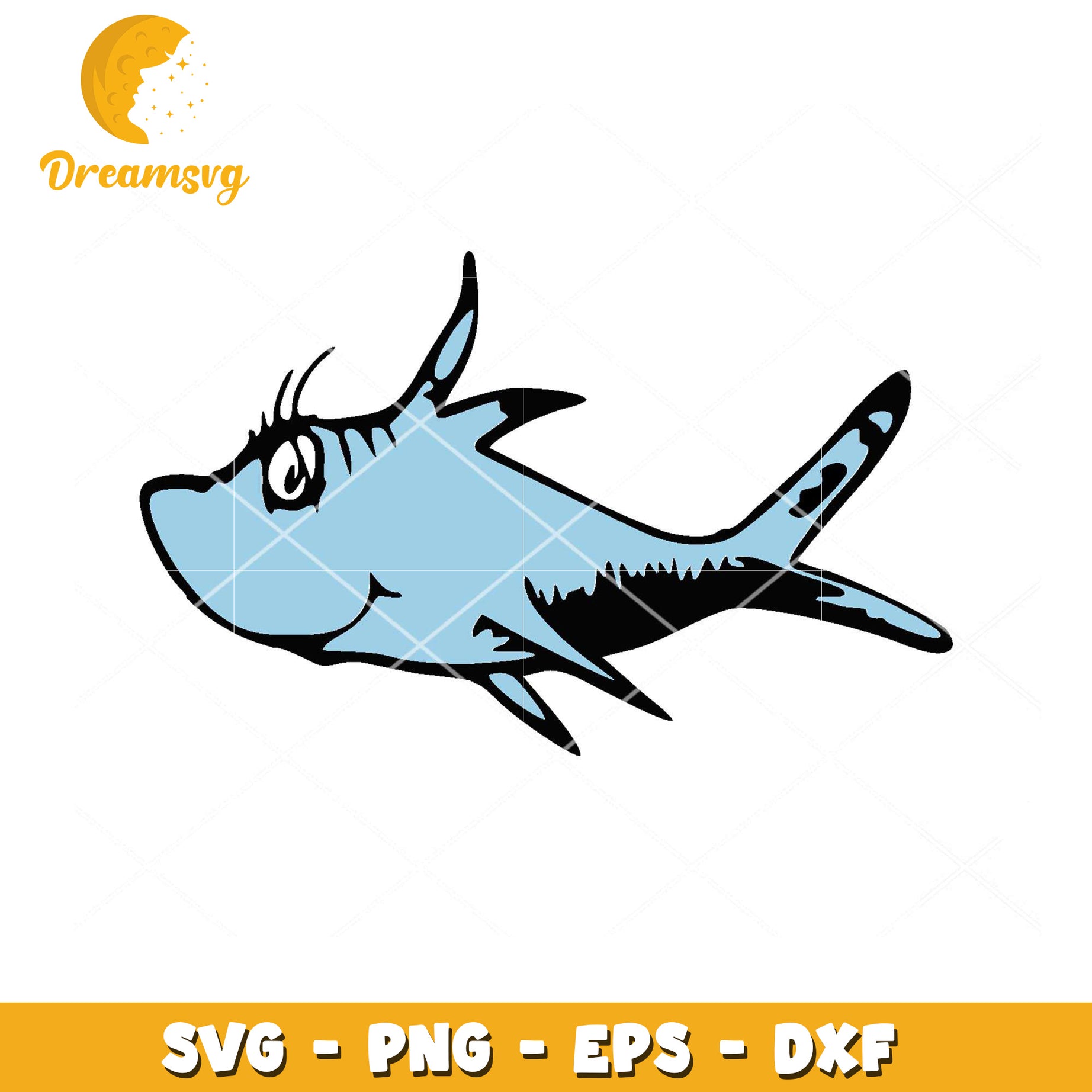 Cute Fish SVG Instant Download