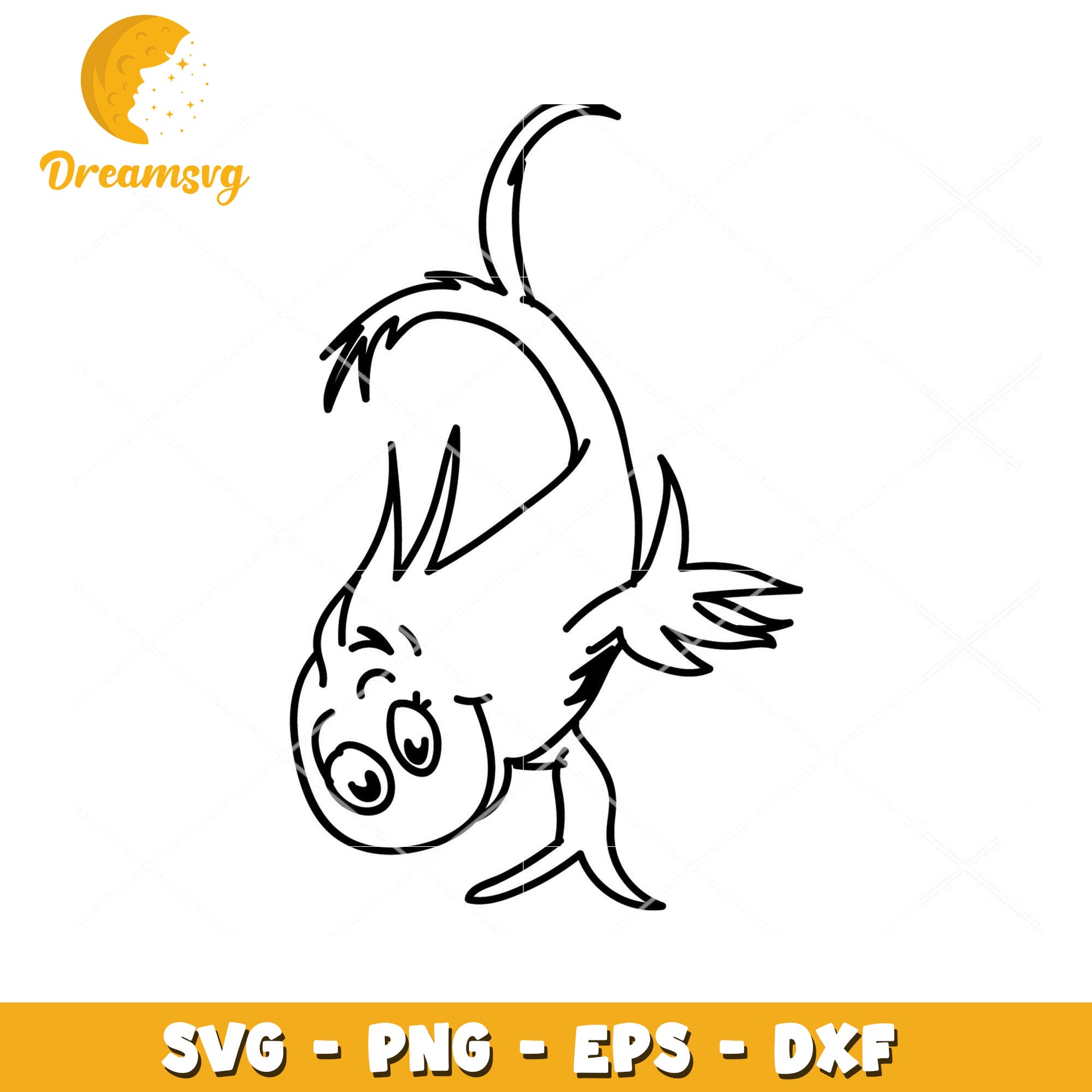 Cute Fish SVG, PNG, EPS, DXF