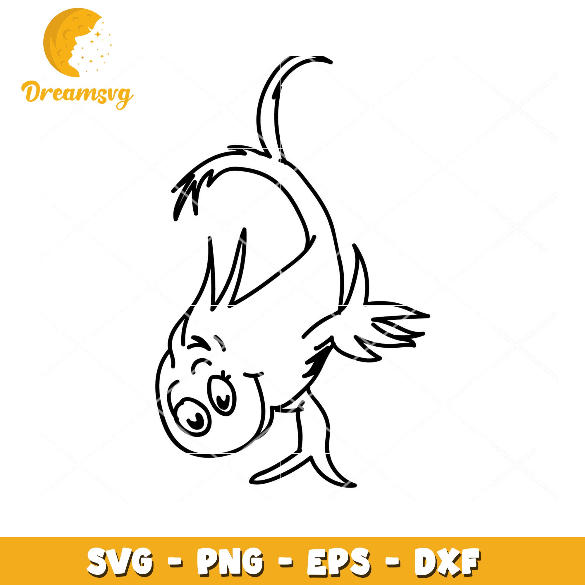 Cute Fish SVG, PNG, EPS, DXF