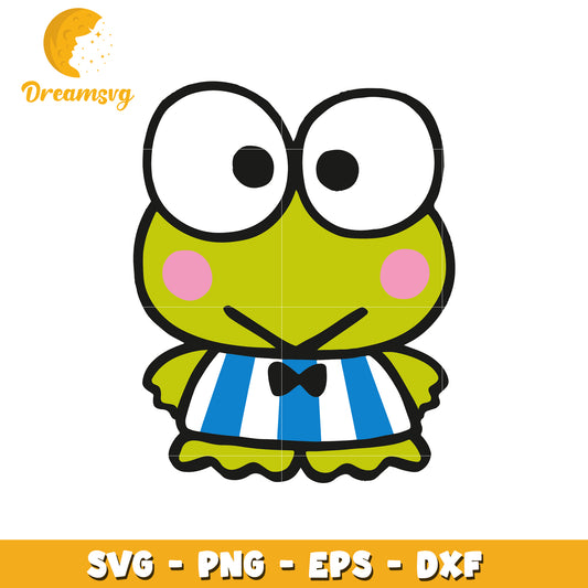 Cute Frog Character SVG Design for Fun Crafting Projects
