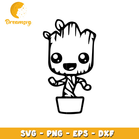 Cute Groot SVG Cut File
