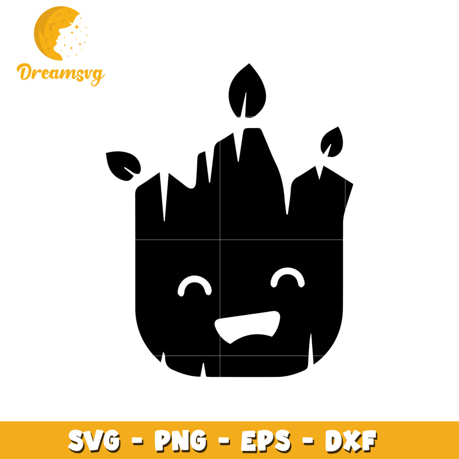 Cute Groot SVG PNG, perfect for crafting projects