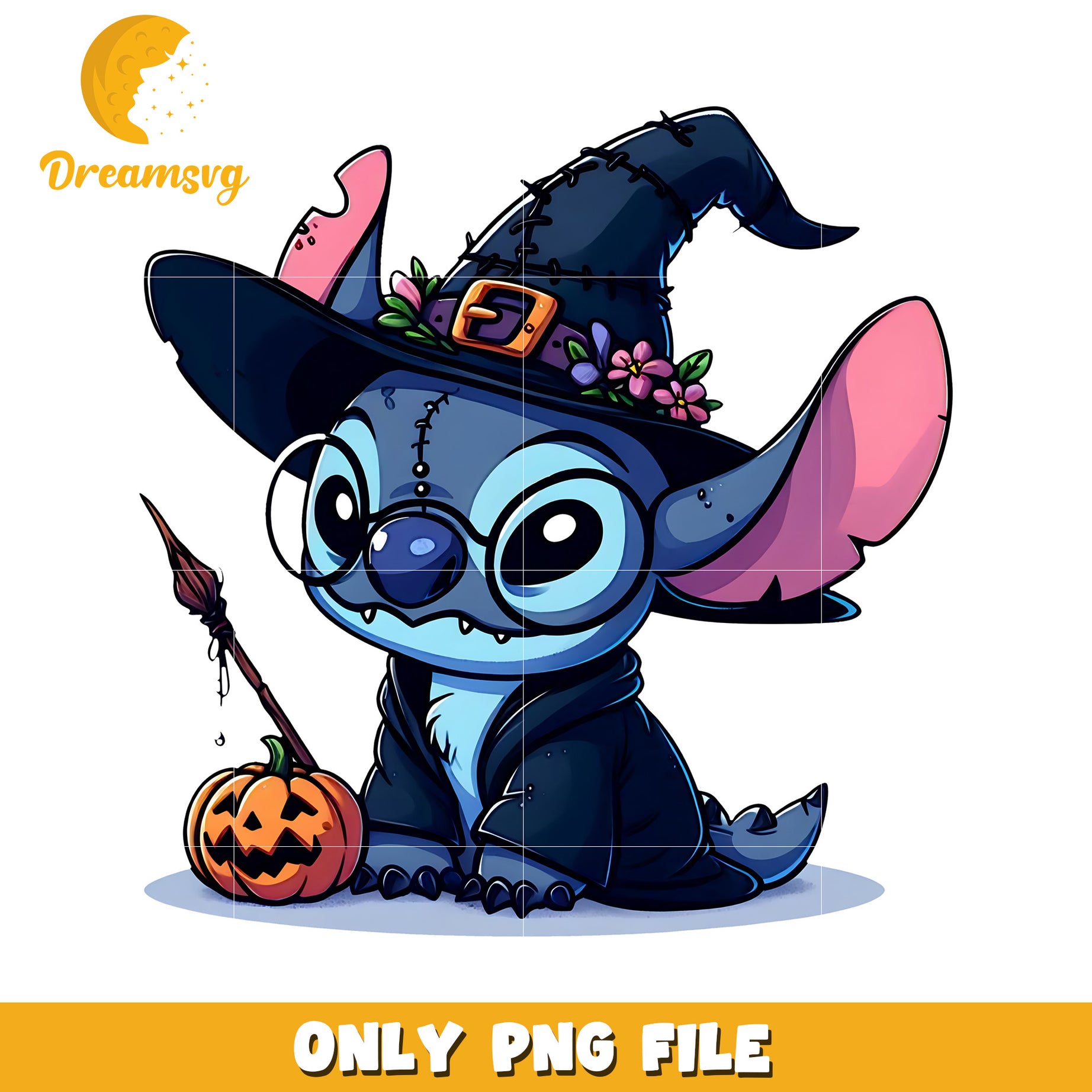 Cute Halloween Character PNG File for Creative Crafts