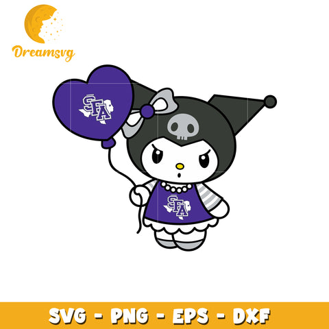 Cute Halloween SVG Design with Balloon and Skull