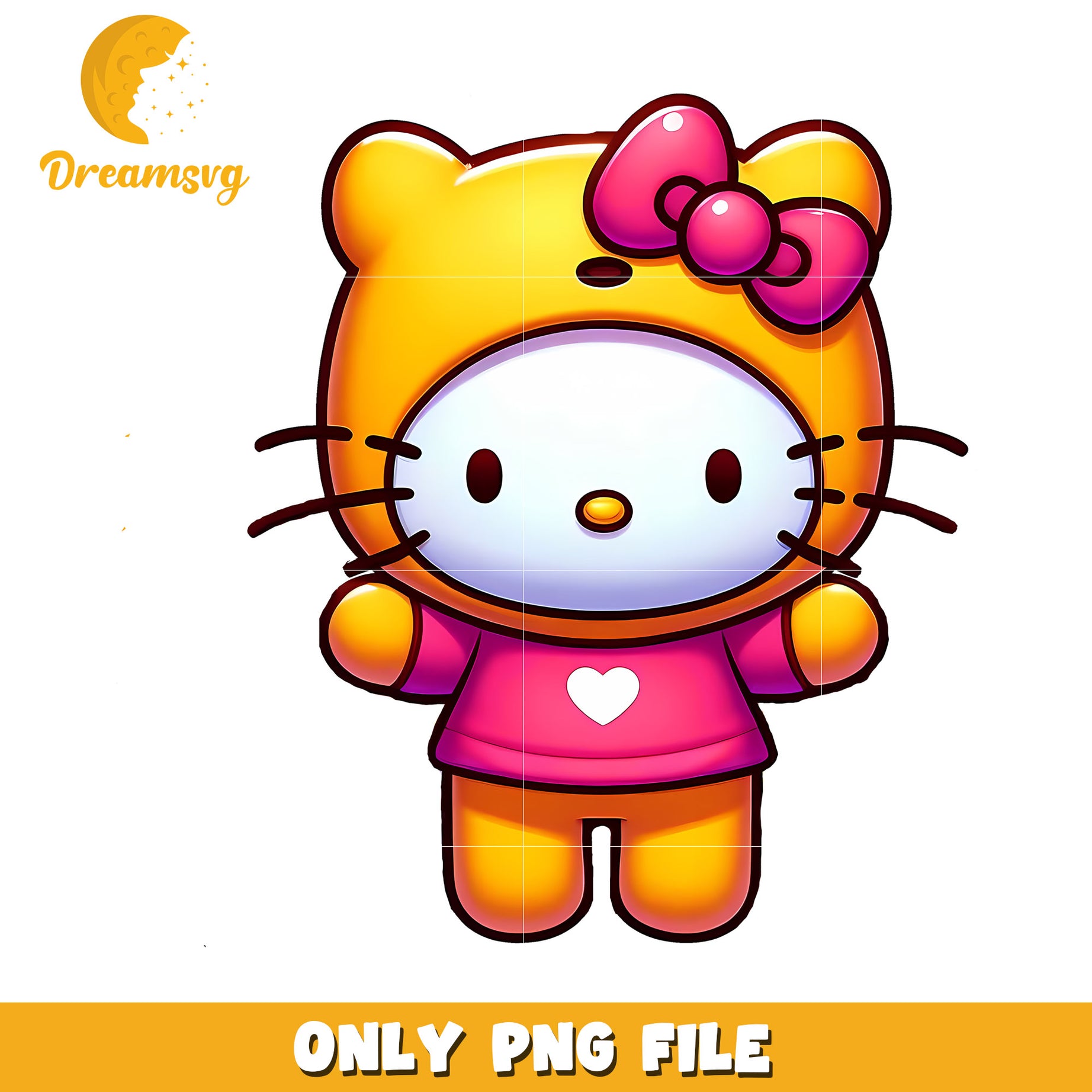 Cute Hello Kitty Character PNG File for Download and Use