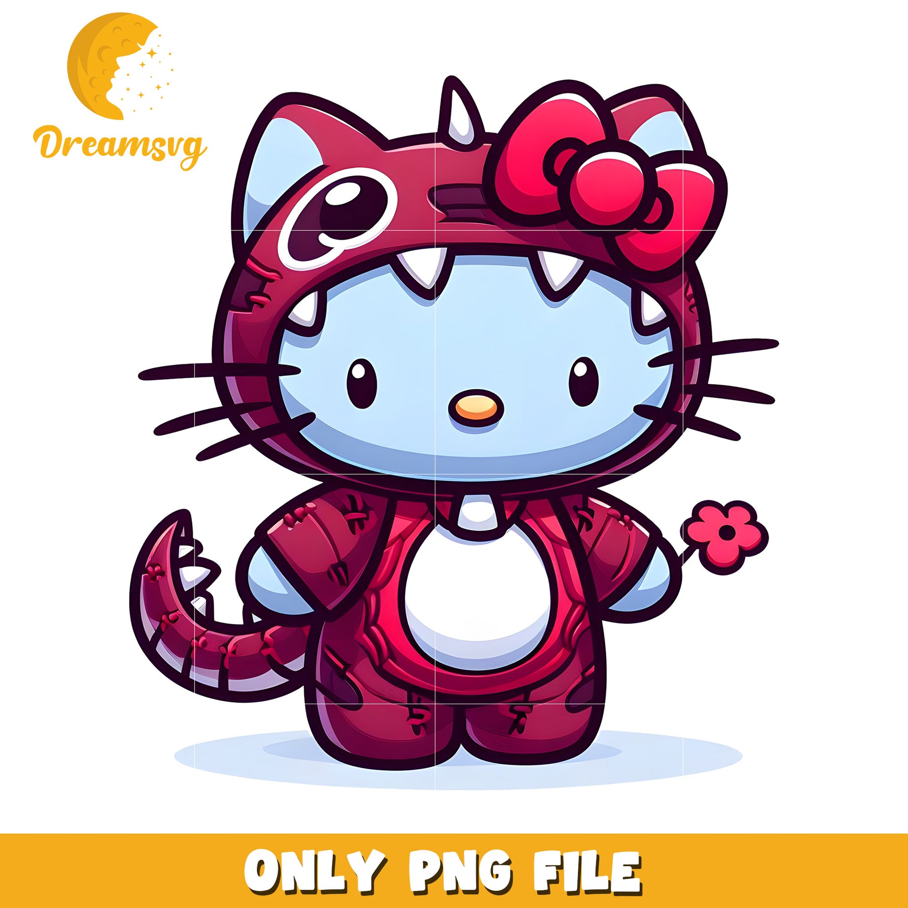 Cute Hello Kitty Character PNG File for Fun Designs and Crafts