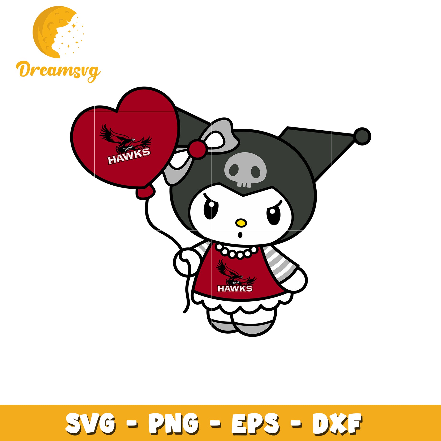 Cute Hello Kitty Pirate SVG Design for Fans