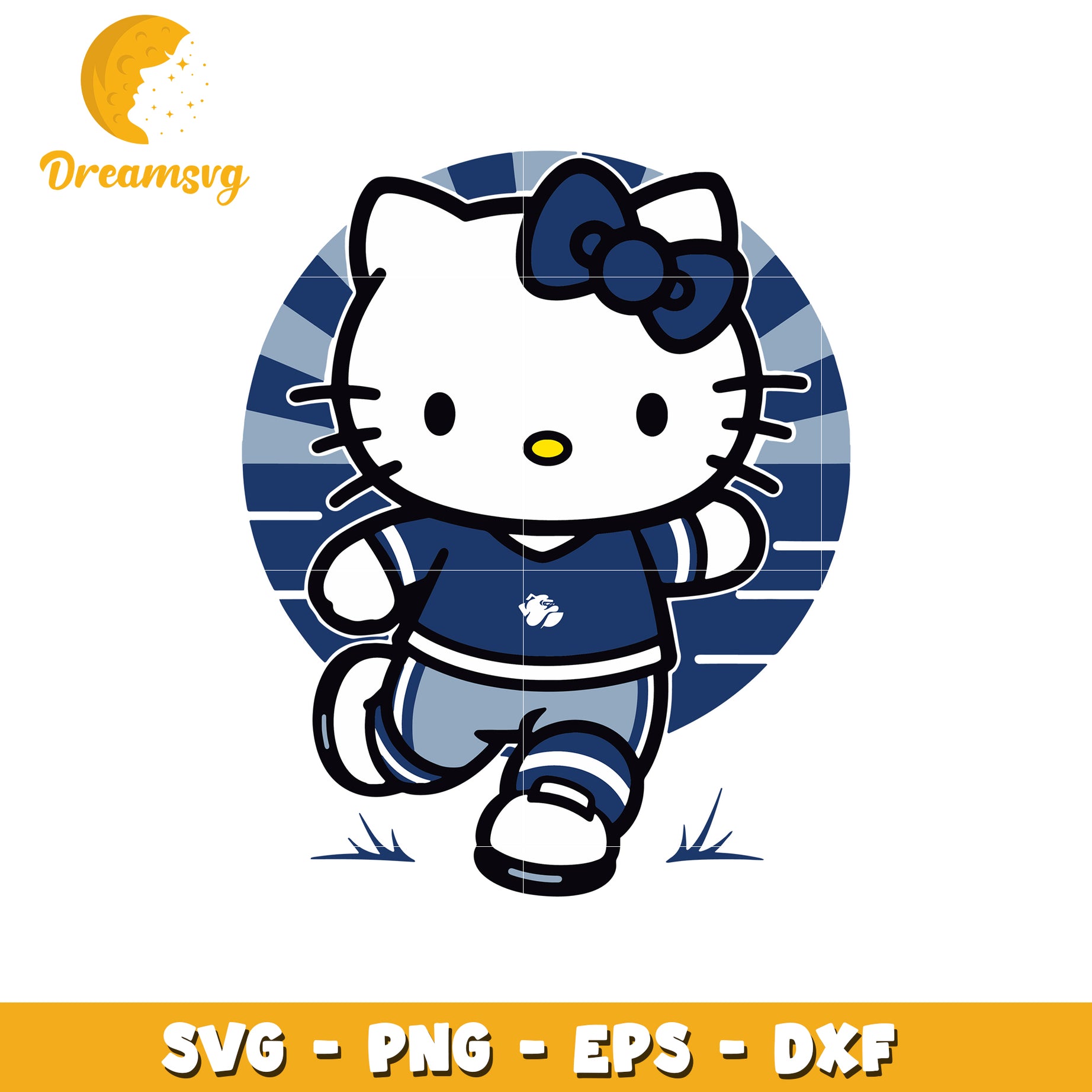 Cute Hello Kitty SVG Design for Crafting Projects