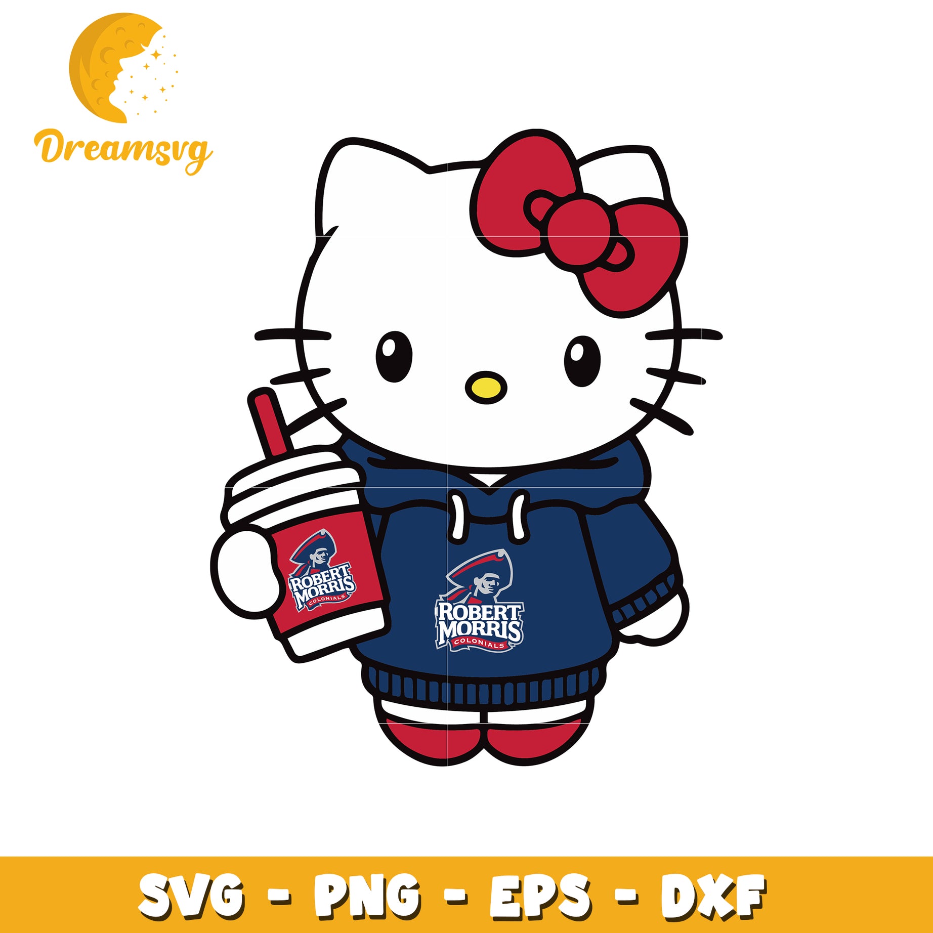 Cute Hello Kitty SVG Design for Fans and Decor 