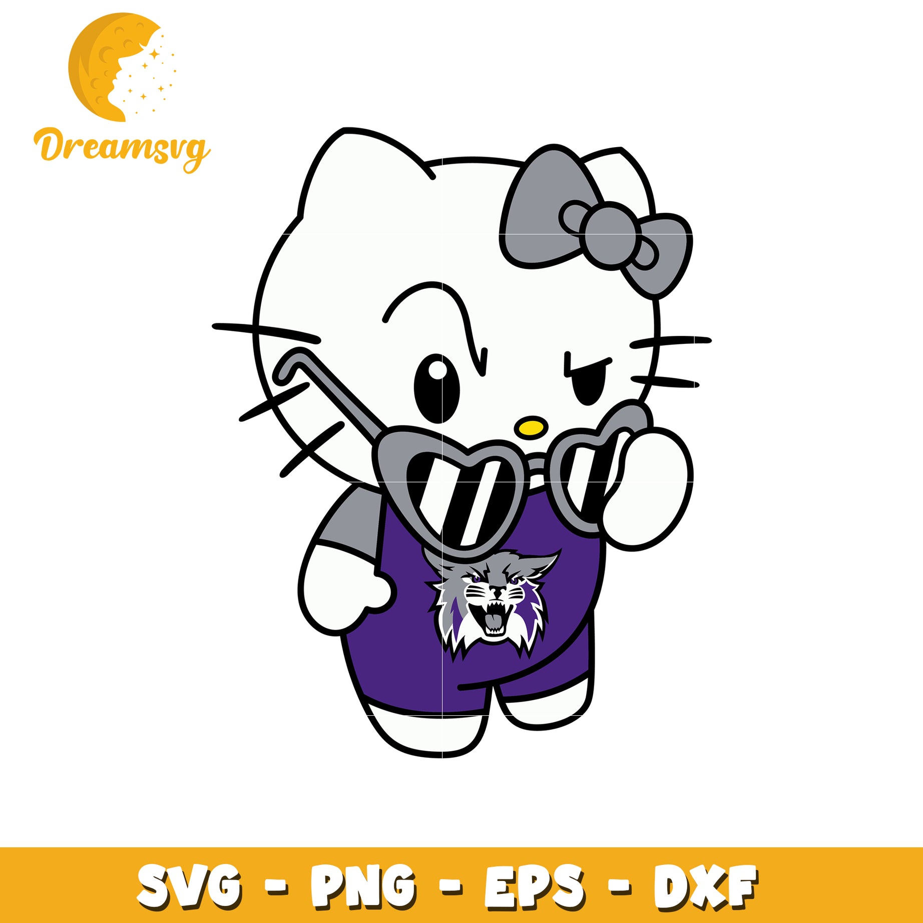 Cute Hello Kitty SVG Design for Fun Projects