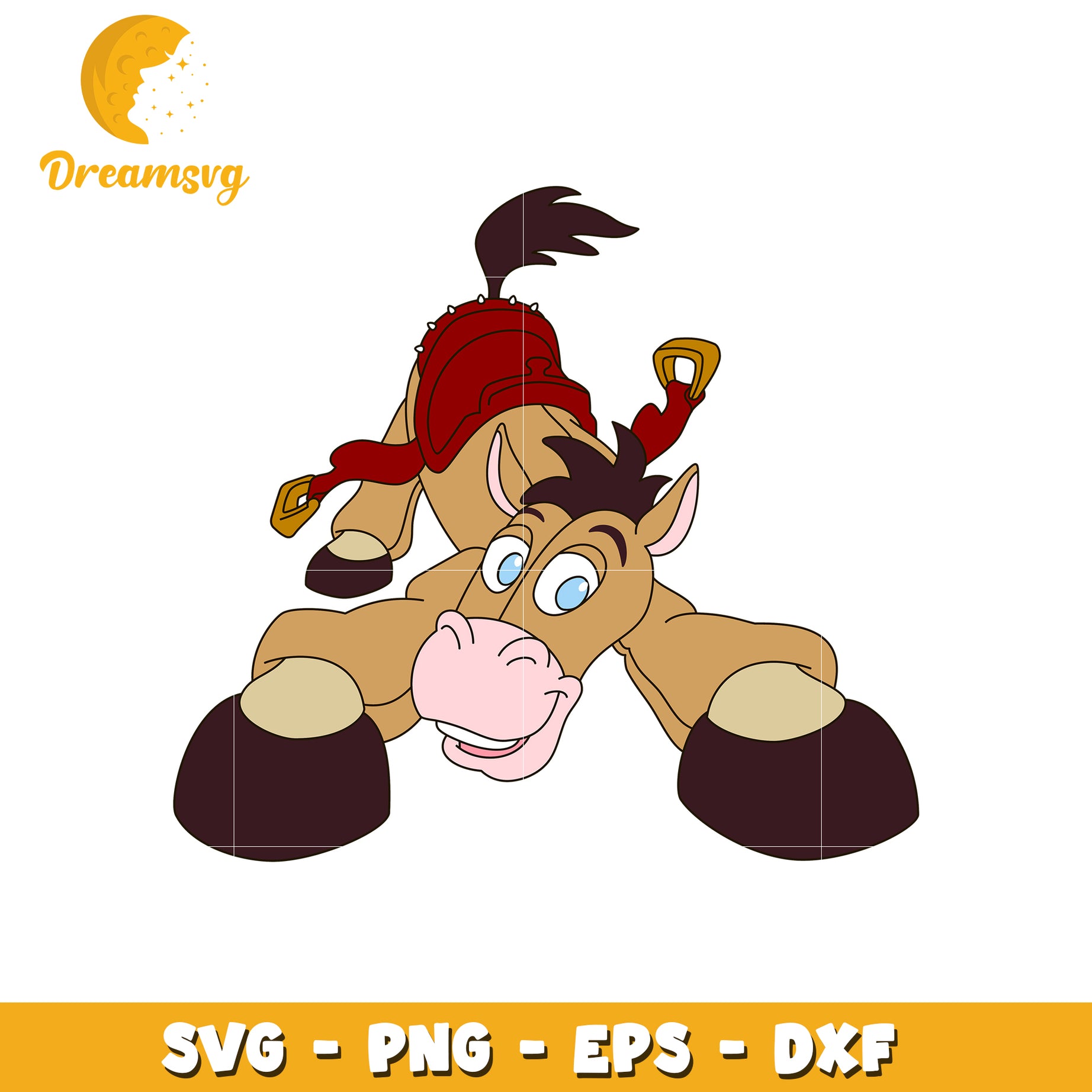 Cute Horse SVG PNG EPS DXF Files