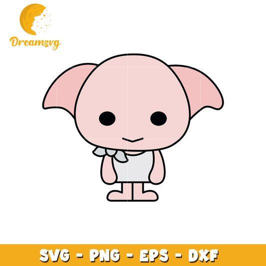 Cute House Elf SVG PNG EPS DXF