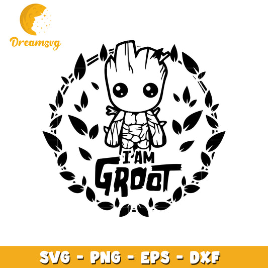 Cute I Am Groot SVG Design for Crafts and DIY Projects