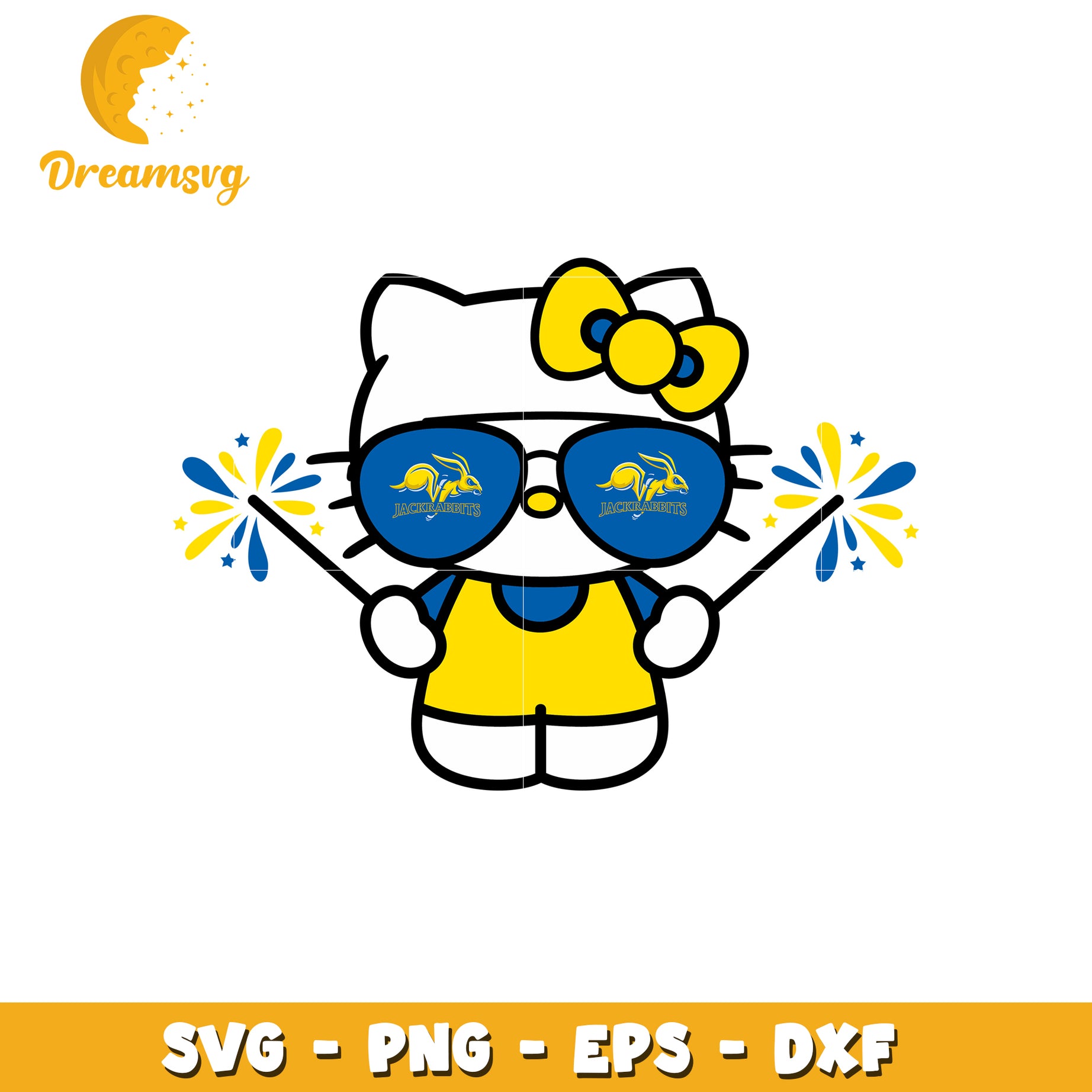 Cute Jackrabbit Themed SVG Design for Fans