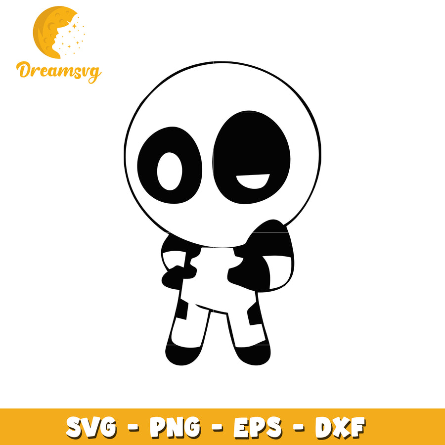 Cute Kawaii Character SVG PNG EPS DXF