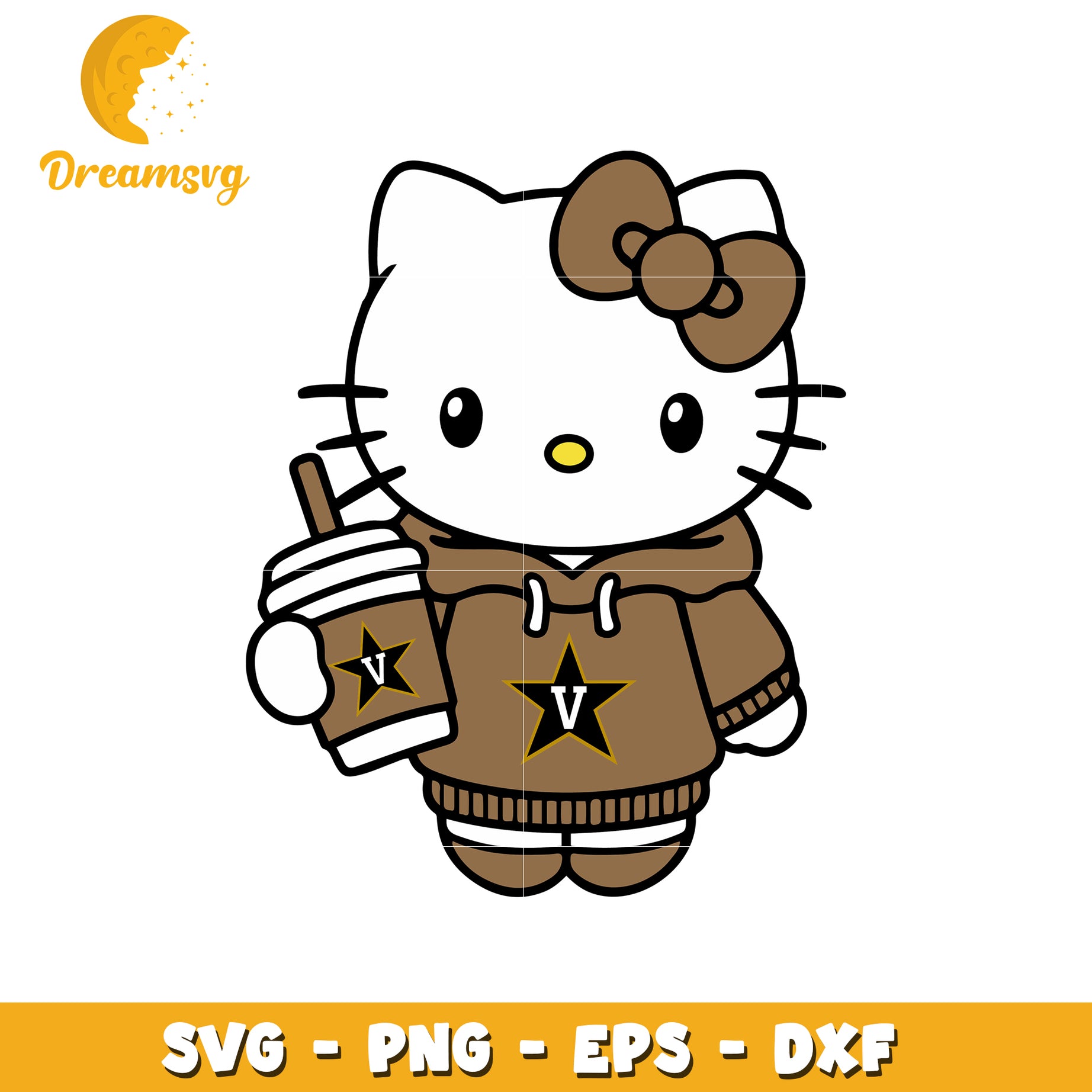 Cute Kitty SVG Design for Custom Apparel Projects