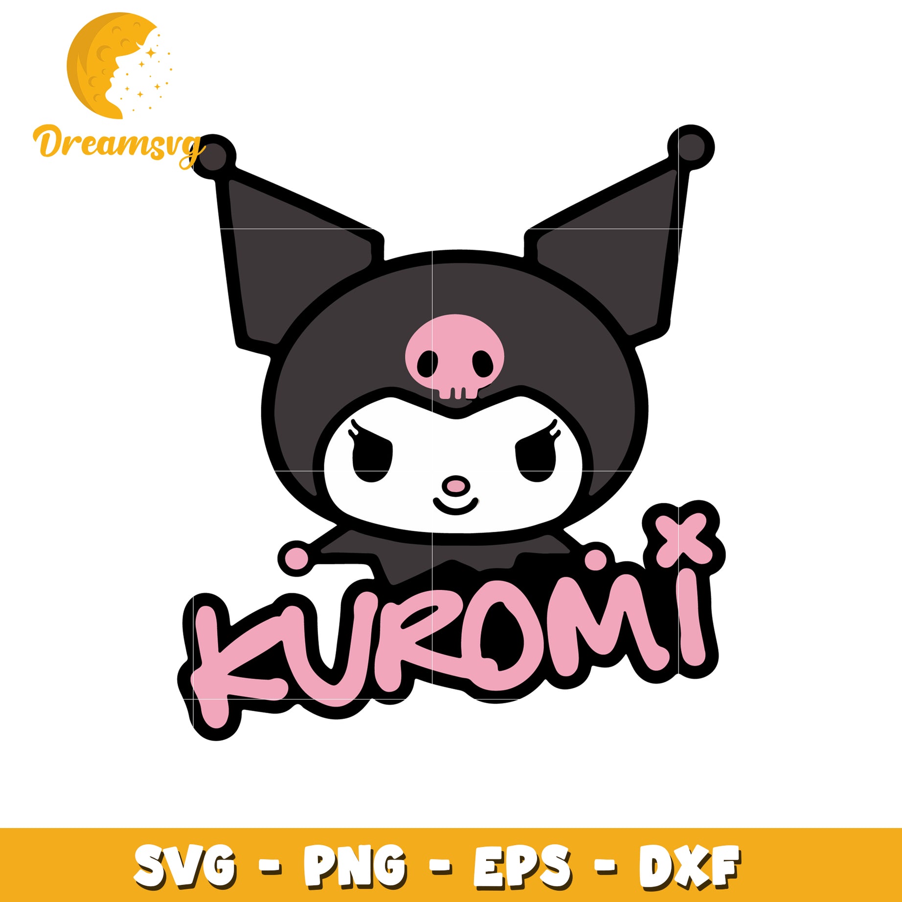 Cute Kuromi SVG Design for Craft Projects and Merchandise