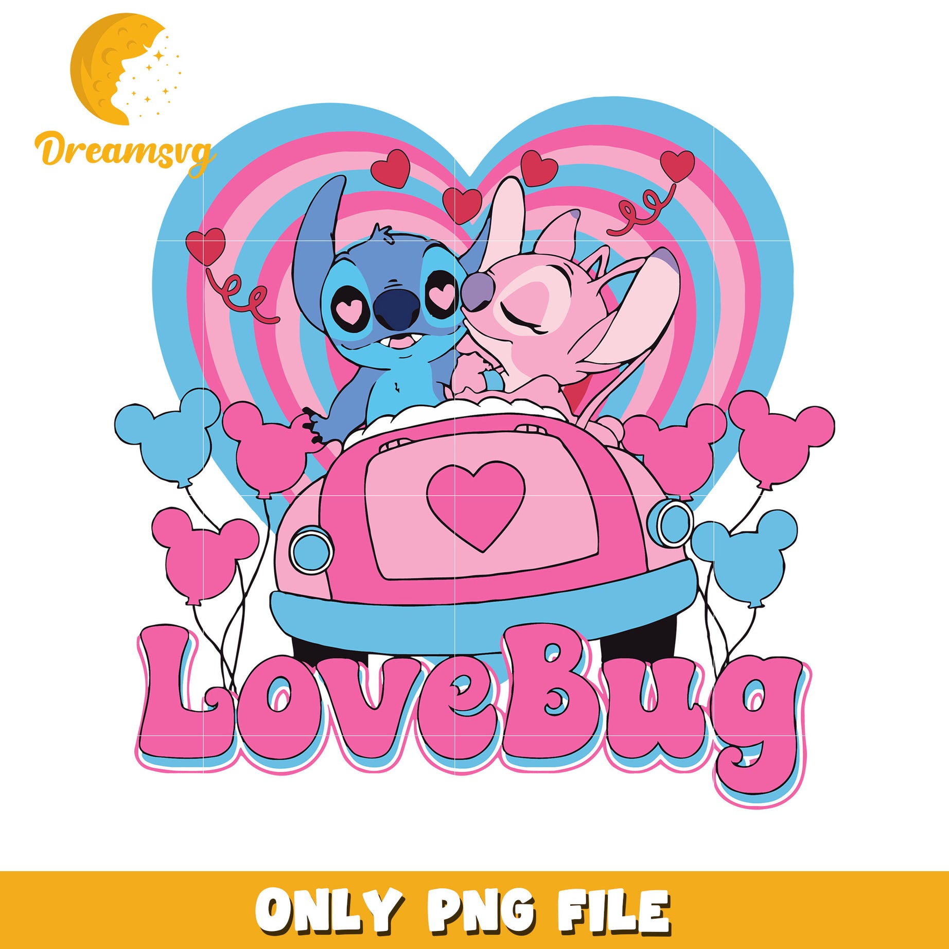 Cute Love Bug PNG Design for Creative Projects