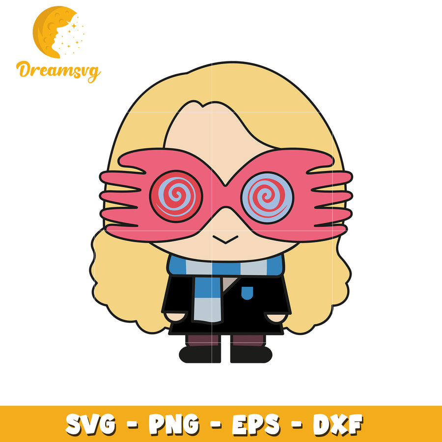 Cute Luna Lovegood SVG Cut File