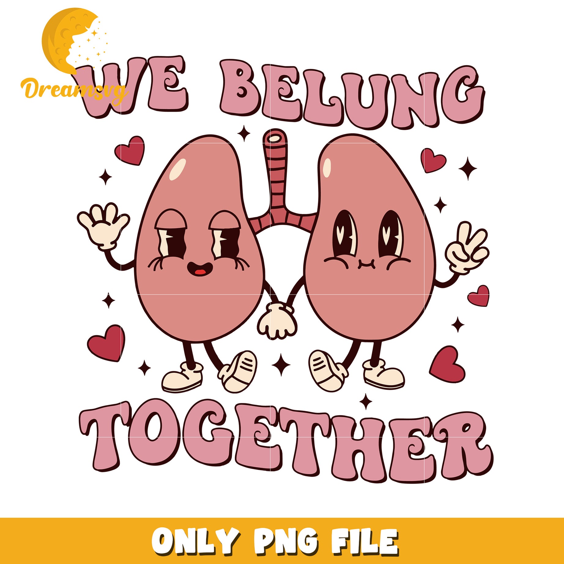 Cute Lungs PNG We Belong Together